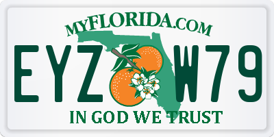 FL license plate EYZW79