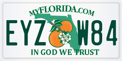 FL license plate EYZW84