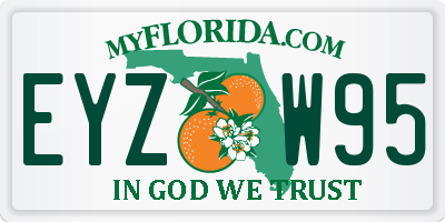 FL license plate EYZW95