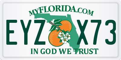 FL license plate EYZX73