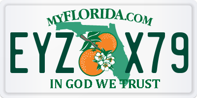 FL license plate EYZX79