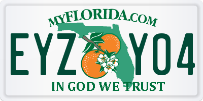FL license plate EYZY04
