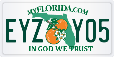 FL license plate EYZY05