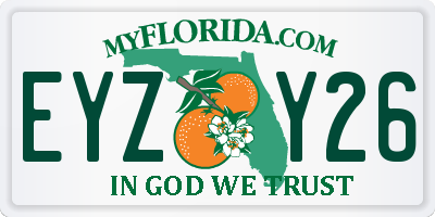 FL license plate EYZY26
