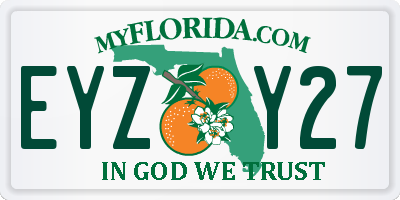 FL license plate EYZY27
