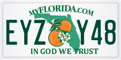 FL license plate EYZY48