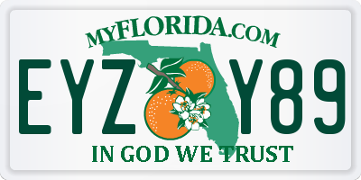 FL license plate EYZY89