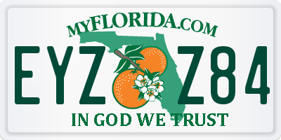 FL license plate EYZZ84
