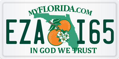 FL license plate EZAI65