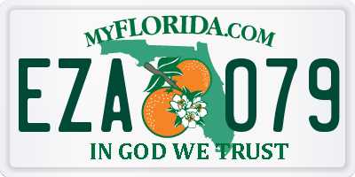 FL license plate EZAO79