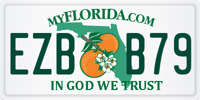 FL license plate EZBB79