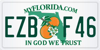 FL license plate EZBF46