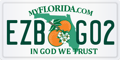 FL license plate EZBG02