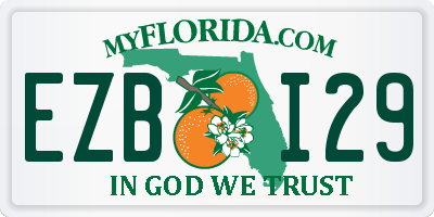 FL license plate EZBI29