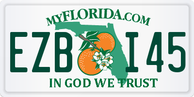 FL license plate EZBI45
