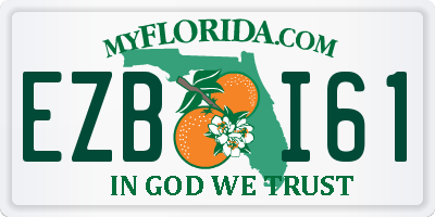 FL license plate EZBI61