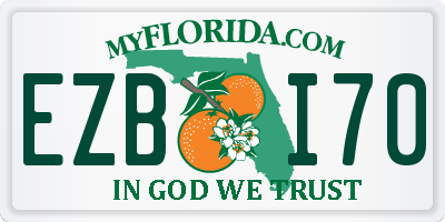 FL license plate EZBI70