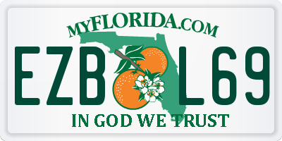 FL license plate EZBL69