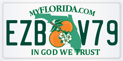 FL license plate EZBV79