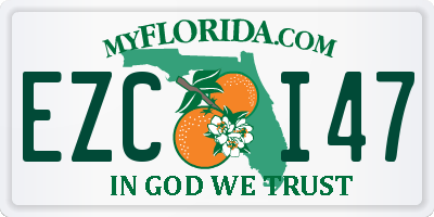 FL license plate EZCI47