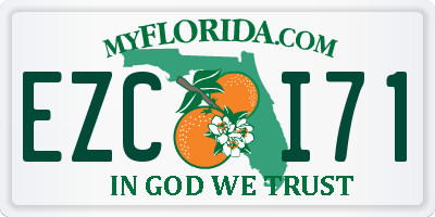 FL license plate EZCI71