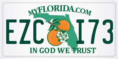 FL license plate EZCI73