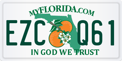 FL license plate EZCQ61