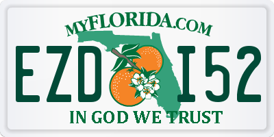 FL license plate EZDI52