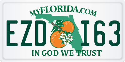 FL license plate EZDI63