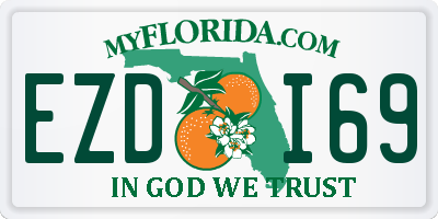 FL license plate EZDI69