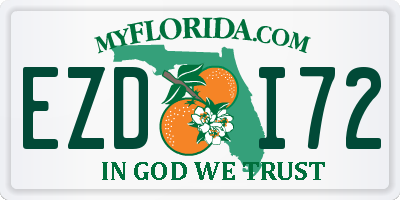 FL license plate EZDI72