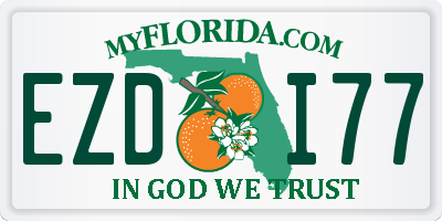 FL license plate EZDI77