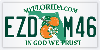 FL license plate EZDM46