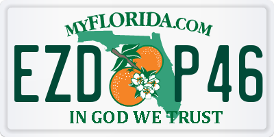 FL license plate EZDP46