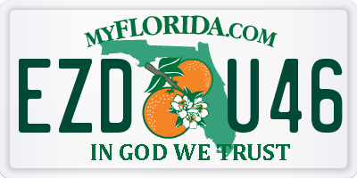 FL license plate EZDU46