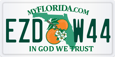 FL license plate EZDW44