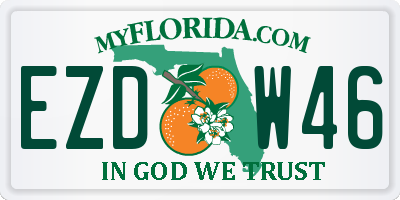 FL license plate EZDW46