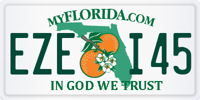FL license plate EZEI45