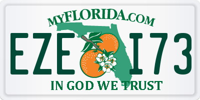 FL license plate EZEI73