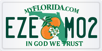 FL license plate EZEM02