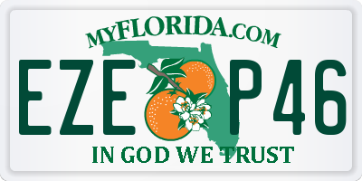 FL license plate EZEP46