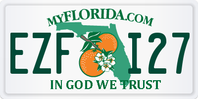 FL license plate EZFI27