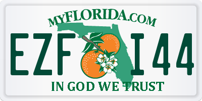 FL license plate EZFI44