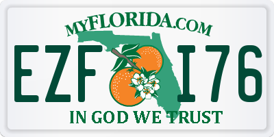 FL license plate EZFI76