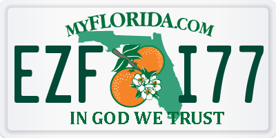 FL license plate EZFI77