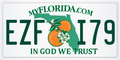 FL license plate EZFI79