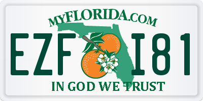 FL license plate EZFI81