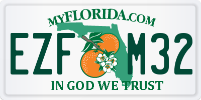 FL license plate EZFM32