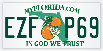 FL license plate EZFP69