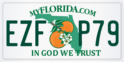 FL license plate EZFP79